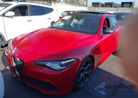 2019 Alfa Romeo Giulia Ti Sport Rwd from USA, damaged, VIN ZARFAMBN0K7606969